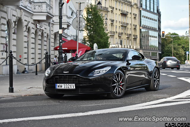 Aston Martin DB11 spotted in Warsaw, Poland