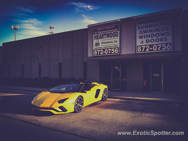 Lamborghini Aventador spotted in Indianapolis, Indiana