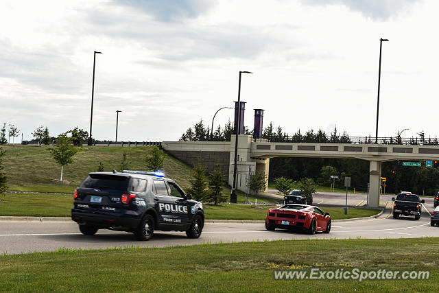 Lamborghini Gallardo spotted in Prior Lake, Minnesota