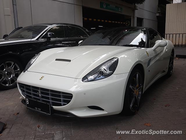 Ferrari California spotted in Jakarta, Indonesia