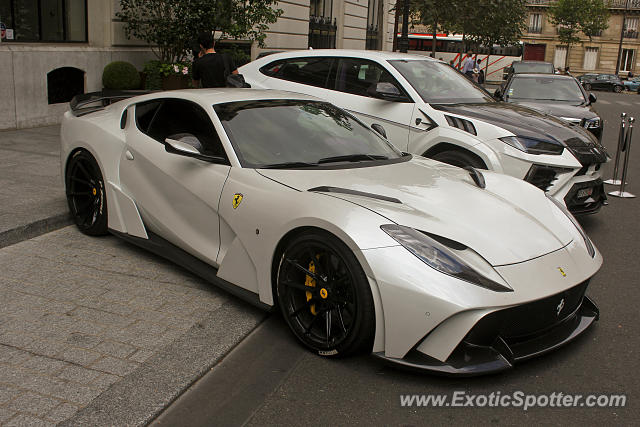 Ferrari 812 Superfast spotted in Paris, France