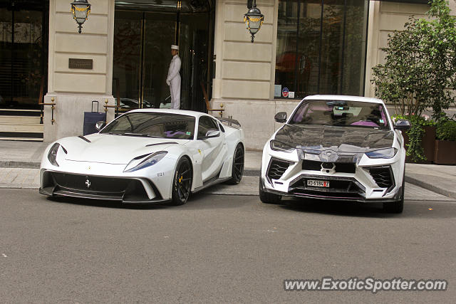 Lamborghini Urus spotted in Paris, France