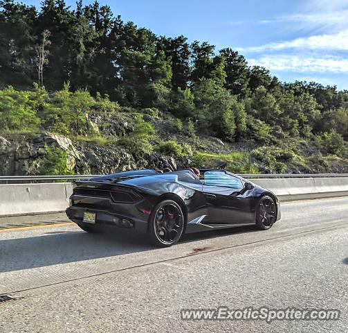 Lamborghini Huracan spotted in Wanaque, New Jersey