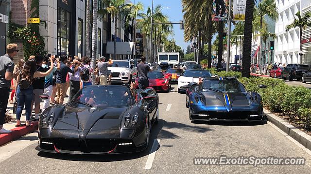 Pagani Huayra spotted in Beverly Hills, California