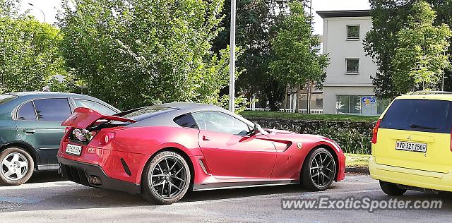 Ferrari 599GTO spotted in Aigle, Switzerland