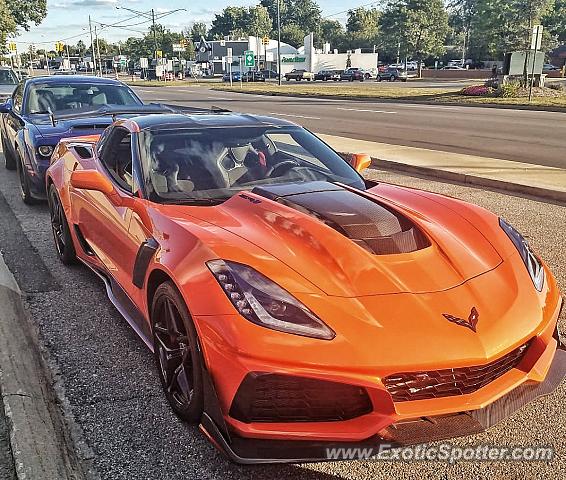 Chevrolet Corvette ZR1 spotted in Detroit, Michigan