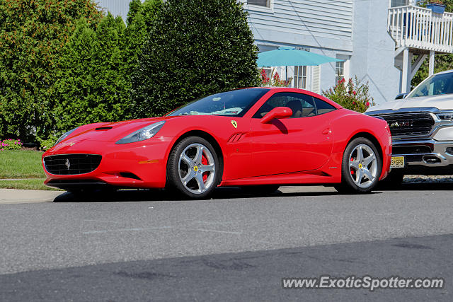 Ferrari California spotted in Stone Harbor, New Jersey