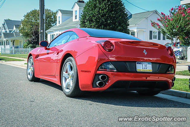 Ferrari California spotted in Stone Harbor, New Jersey