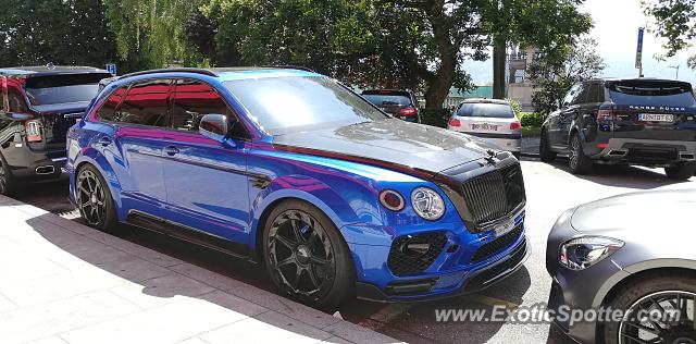 Bentley Bentayga spotted in Geneve, Switzerland