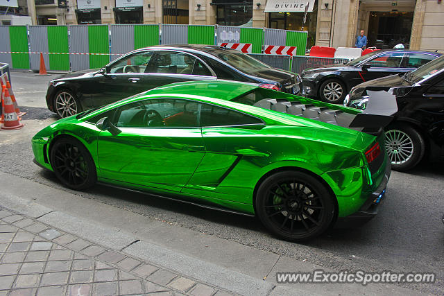 Lamborghini Gallardo spotted in Paris, France