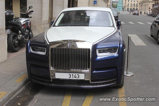Rolls-Royce Phantom spotted in Paris, France