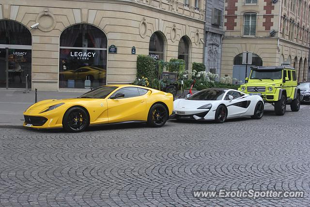 Ferrari 812 Superfast spotted in Paris, France