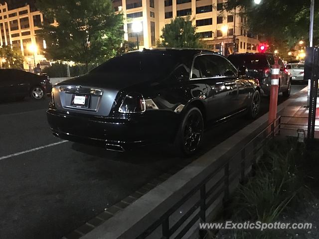 Rolls-Royce Ghost spotted in Washington DC, Maryland
