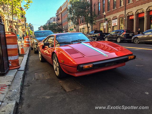 Ferrari 308 spotted in Boston, Massachusetts