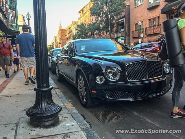 Bentley Mulsanne spotted in Boston, Massachusetts