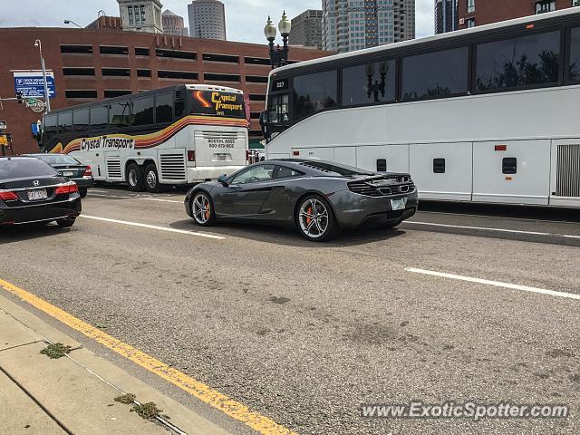 Mclaren MP4-12C spotted in Boston, Massachusetts