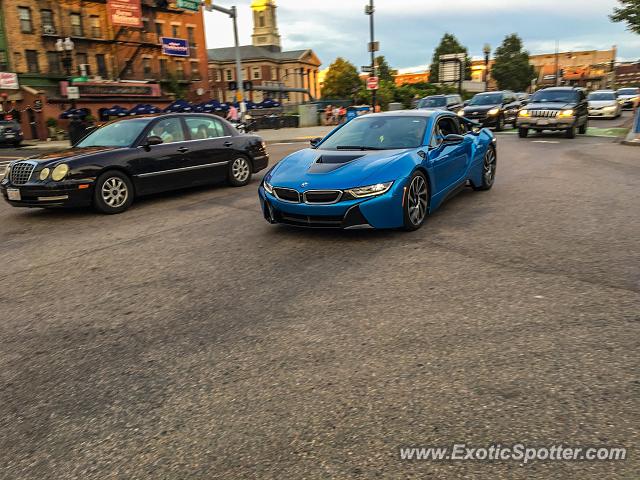 BMW I8 spotted in Boston, Massachusetts