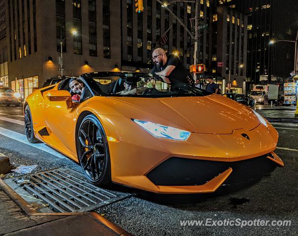 Lamborghini Huracan spotted in Manhattan, New York