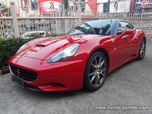 Ferrari California spotted in Jakarta, Indonesia