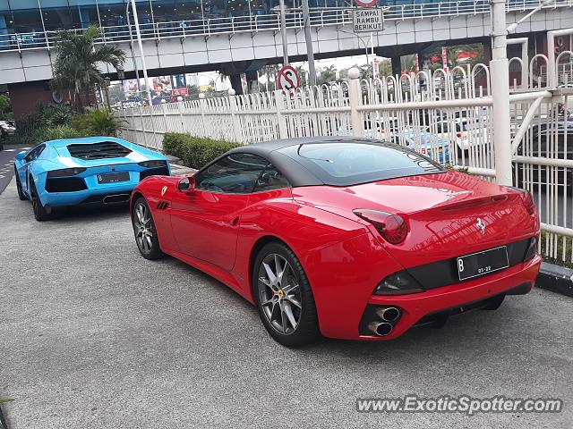 Ferrari California spotted in Jakarta, Indonesia