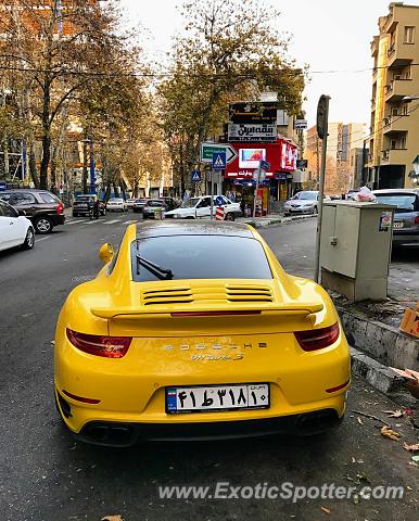 Porsche 911 Turbo spotted in Tehran, Iran