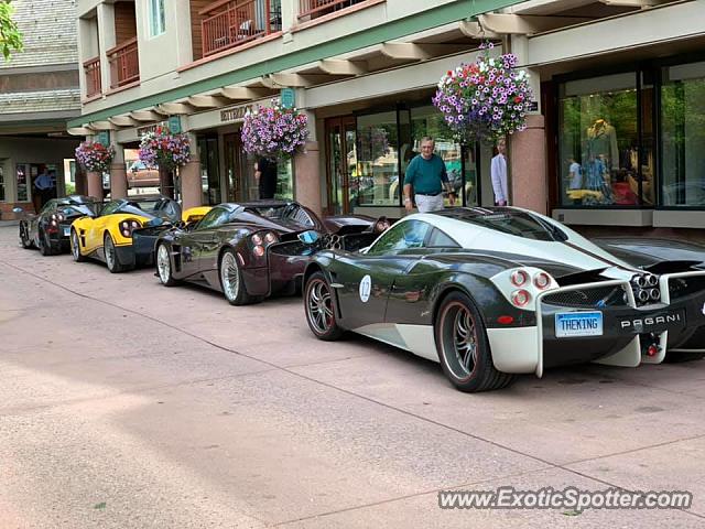 Pagani Huayra spotted in Aspen, Colorado