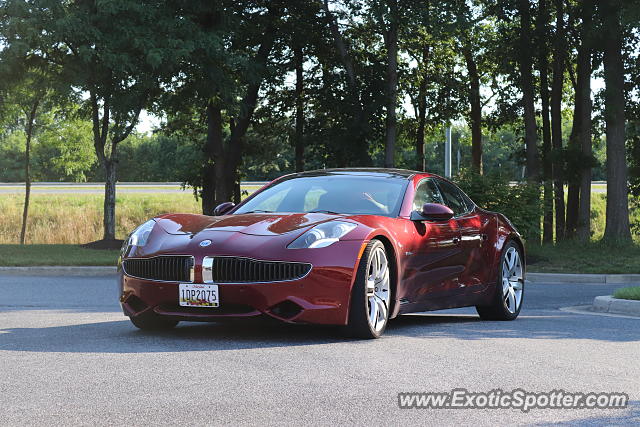 Fisker Karma spotted in Laurel, Maryland