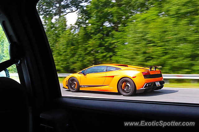 Lamborghini Gallardo spotted in Columbia, Maryland