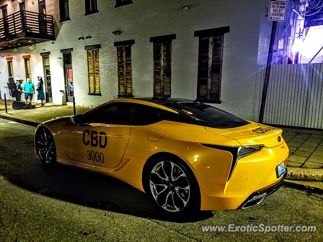 Lexus LC 500 spotted in Covington, Kentucky