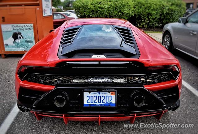 Lamborghini Huracan spotted in Birmingham, Michigan