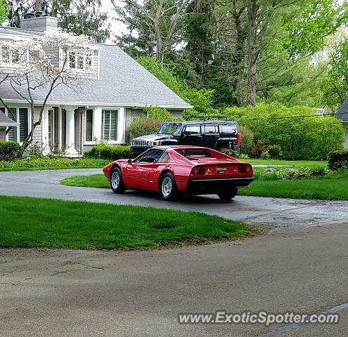 Ferrari 308 spotted in Birmingham, Michigan