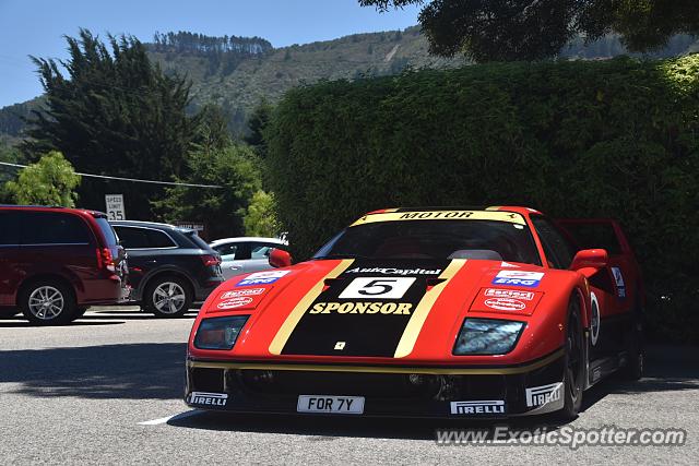 Ferrari F40 spotted in Carmel, California