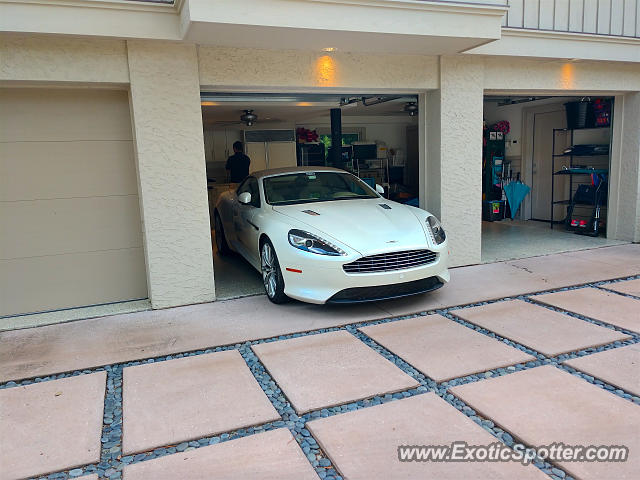 Aston Martin Virage spotted in Hilton Head, South Carolina