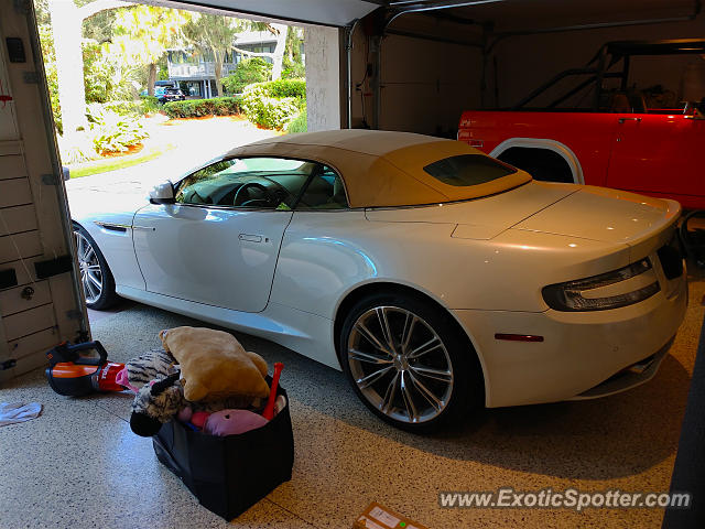 Aston Martin Virage spotted in Hilton Head, South Carolina