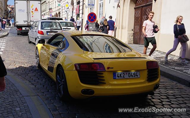Audi R8 spotted in Prague, Czech Republic