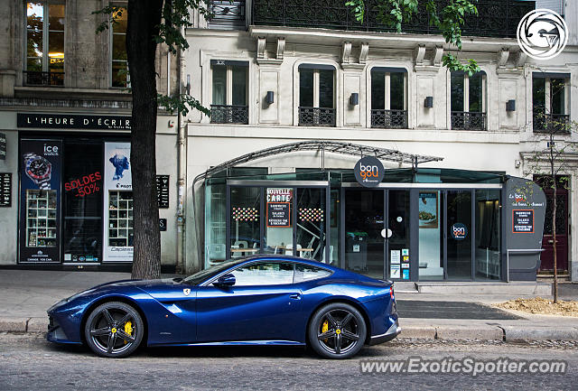 Ferrari F12 spotted in Paris, France