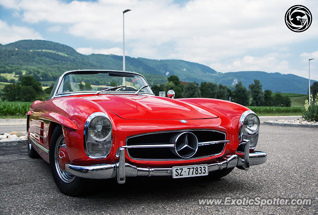 Mercedes 300SL spotted in Develier, Switzerland