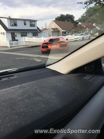 Lamborghini Aventador spotted in Hewlett, New York