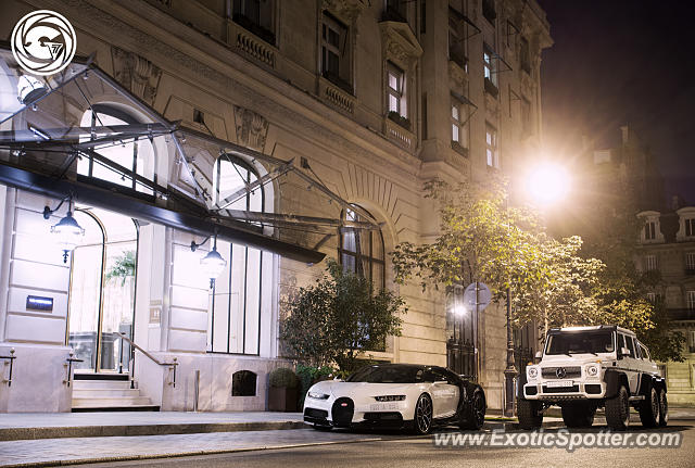 Bugatti Chiron spotted in Paris, France