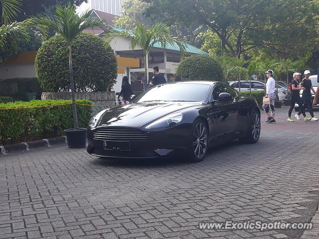Aston Martin Virage spotted in Jakarta, Indonesia