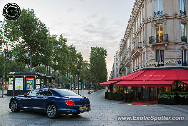 Bentley Flying Spur spotted in Paris, France