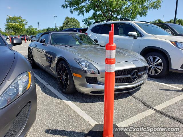 Mercedes SLS AMG spotted in Newark, New Jersey