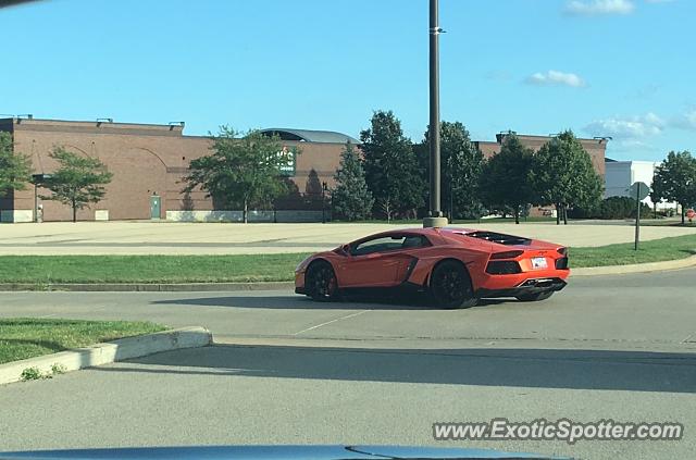 Lamborghini Aventador spotted in Peoria, Illinois