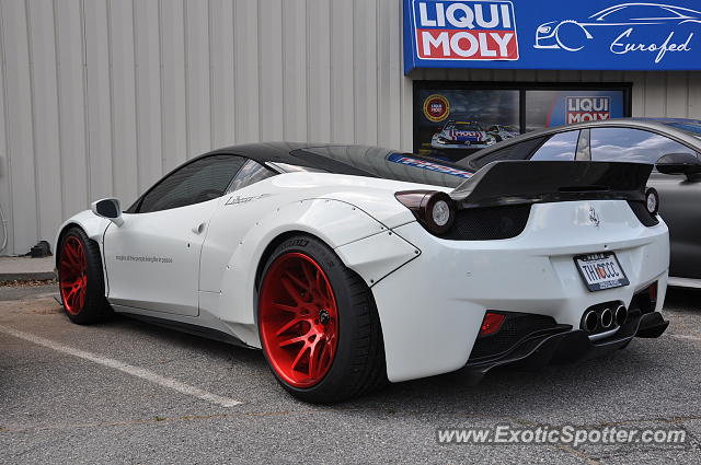 Ferrari 458 Italia spotted in Dunwoody, Georgia