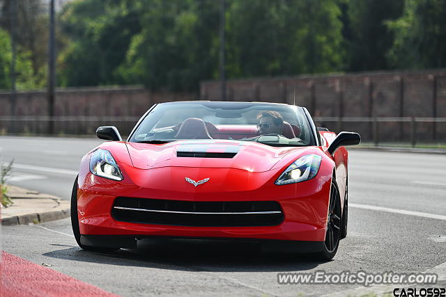 Chevrolet Corvette ZR1 spotted in Warsaw, Poland