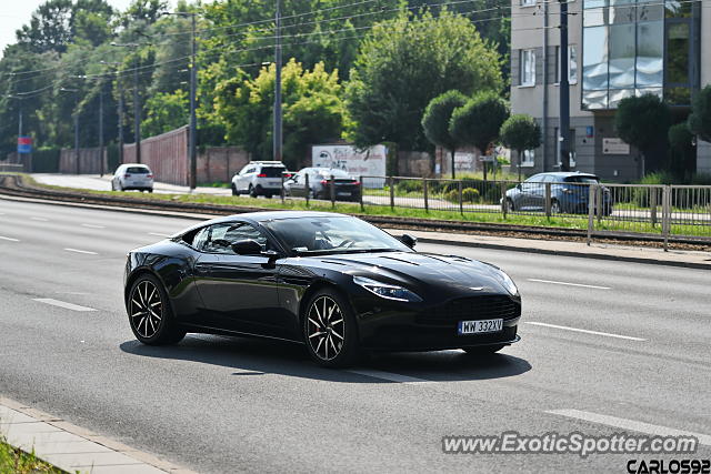 Aston Martin DB11 spotted in Warsaw, Poland