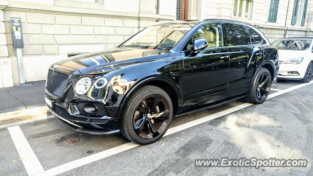 Bentley Bentayga spotted in Zürich, Switzerland