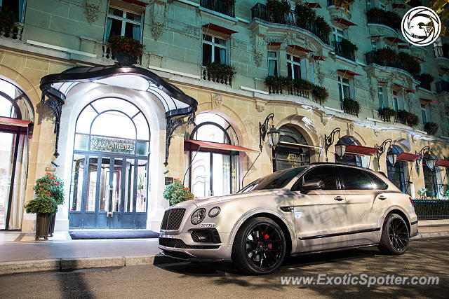 Bentley Bentayga spotted in Paris, France