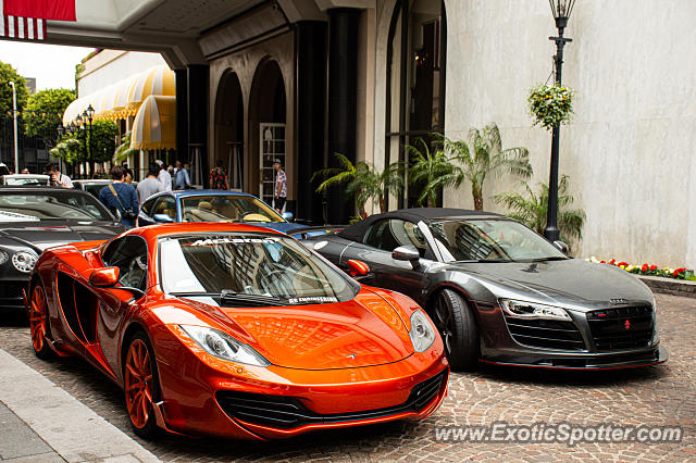 Mclaren MP4-12C spotted in Beverly Hills, California