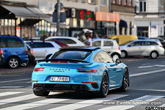 Porsche 911 Turbo spotted in Warsaw, Poland